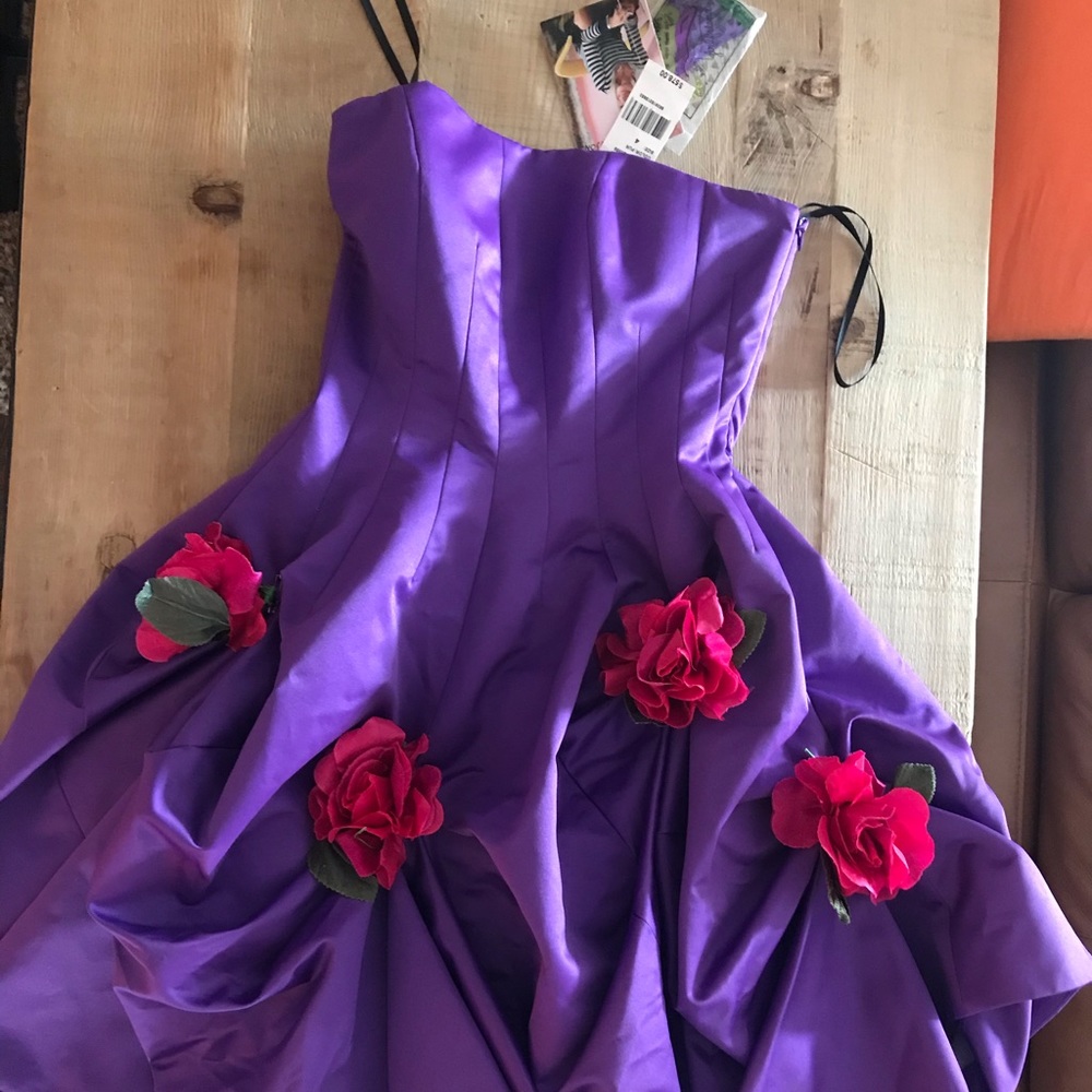 Purple runway Betsey Dress